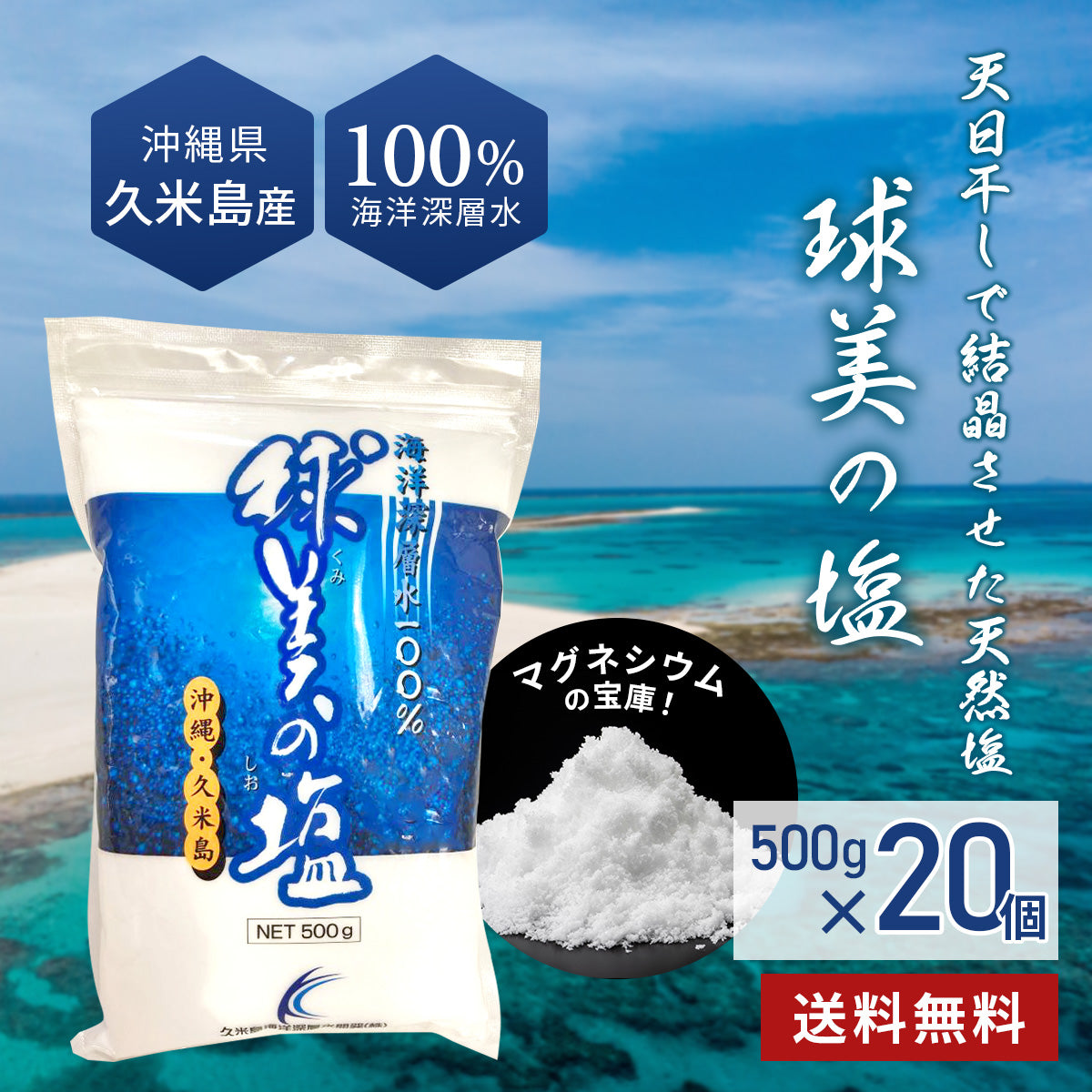 球美の塩500g20個